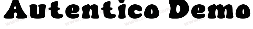 Autentico Demo字体转换